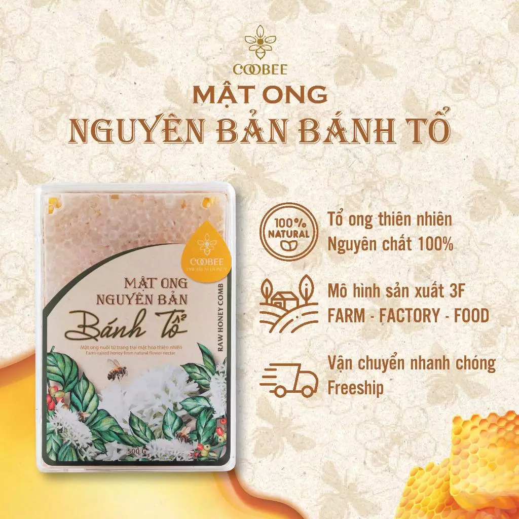 Mật ong Nguyên bản bánh tổ - Hình ảnh 2